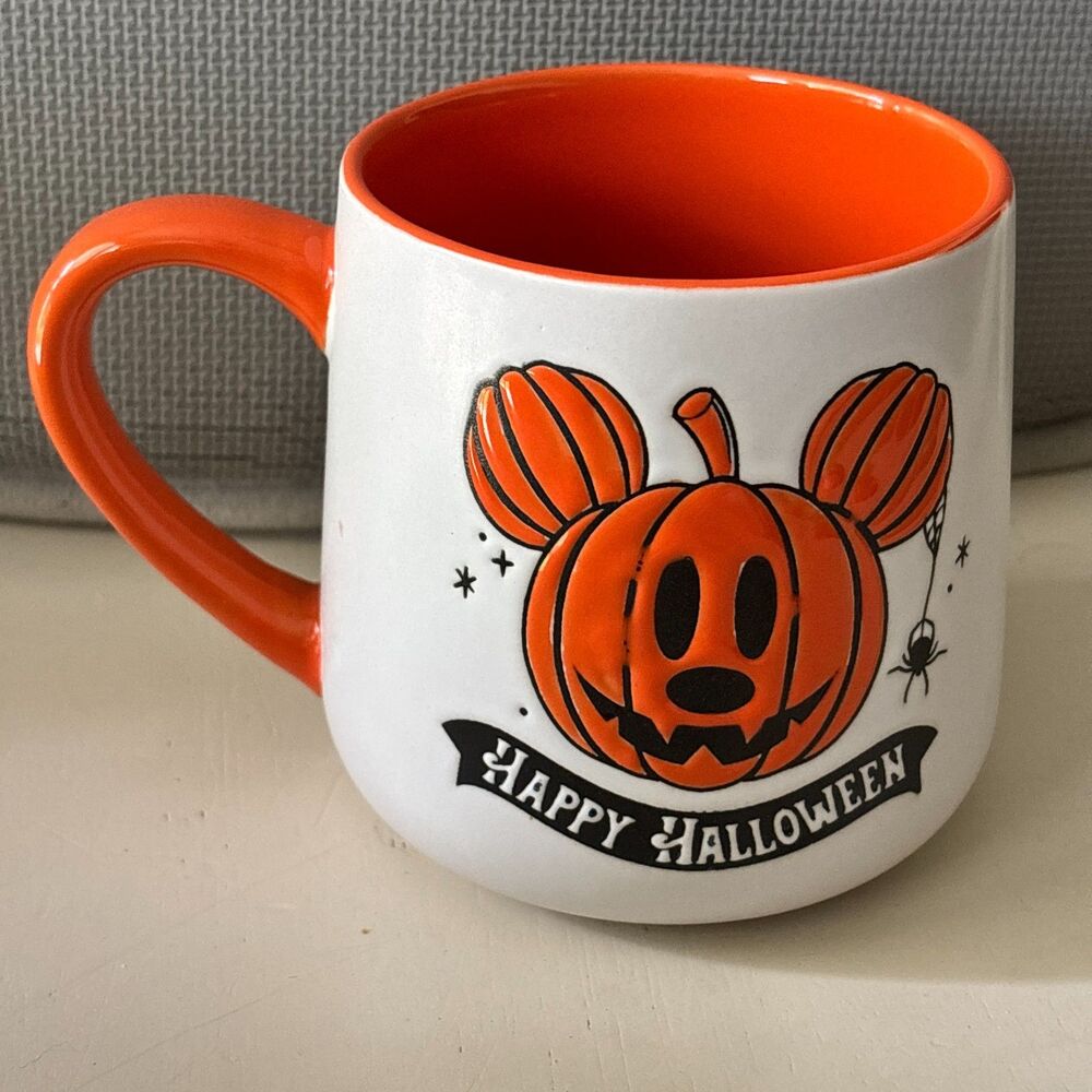 Disney Halloween Mickey Mouse 2 Sided 14 oz. Ceramic Coffee/Tea Mug #H